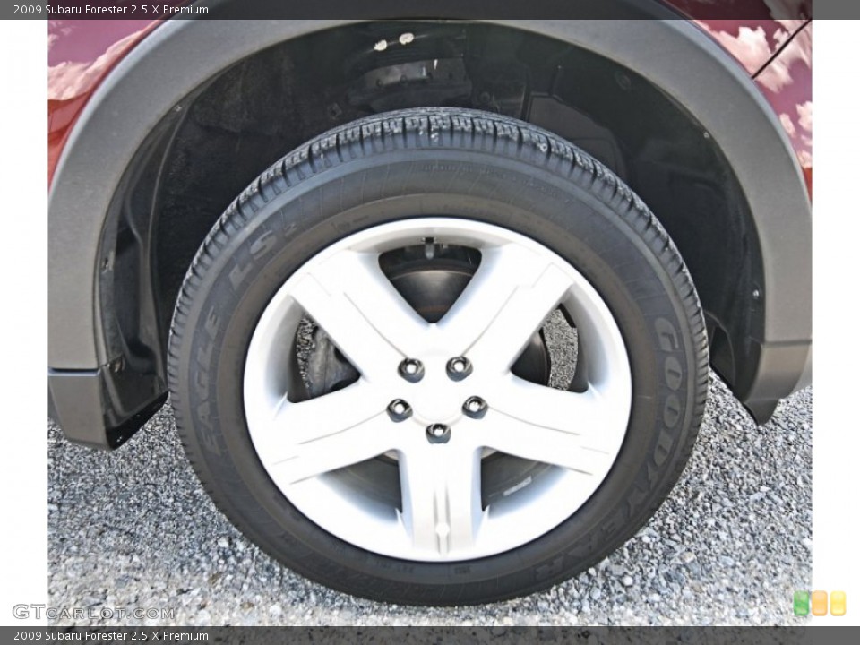 2009 Subaru Forester 2.5 X Premium Wheel and Tire Photo #81452580