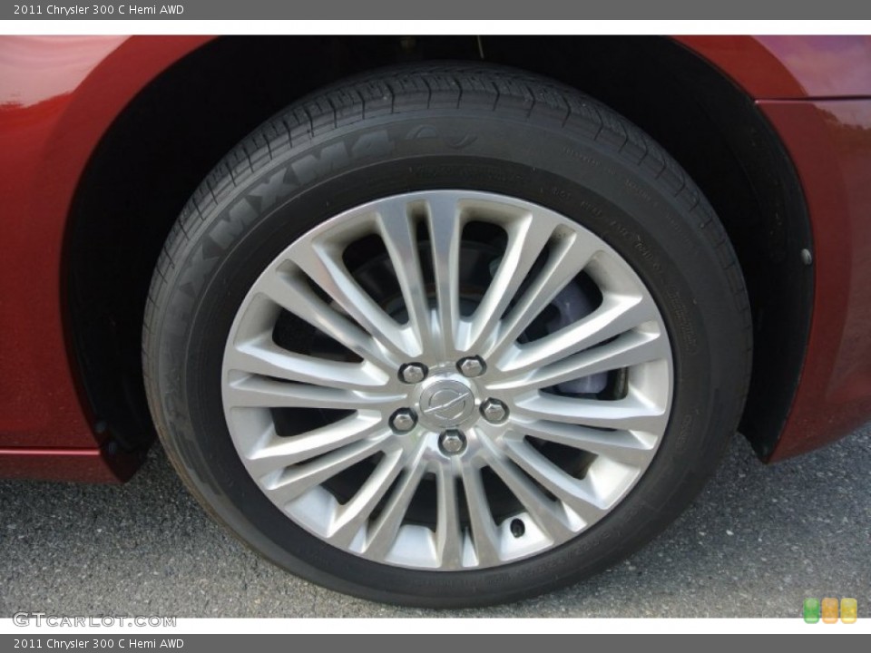 2011 Chrysler 300 C Hemi AWD Wheel and Tire Photo #81452878