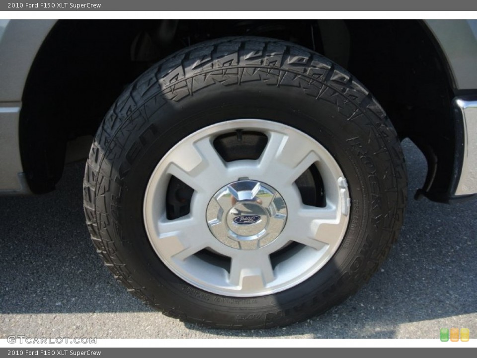 2010 Ford F150 XLT SuperCrew Wheel and Tire Photo #81453602
