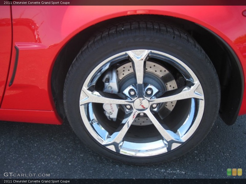 2011 Chevrolet Corvette Grand Sport Coupe Wheel and Tire Photo #81457895