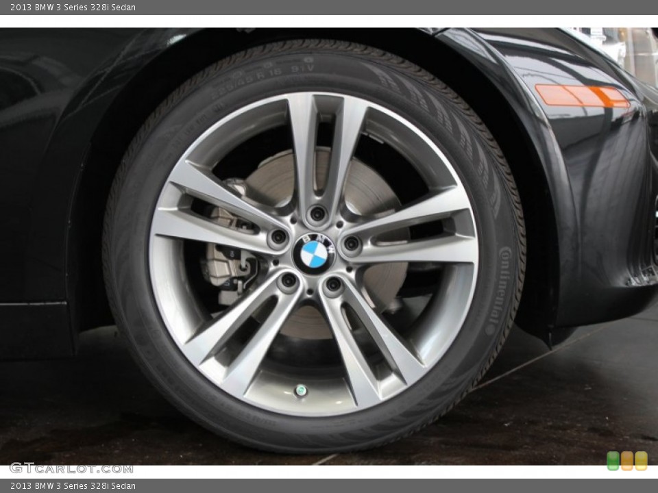 2013 BMW 3 Series 328i Sedan Wheel and Tire Photo #81467355