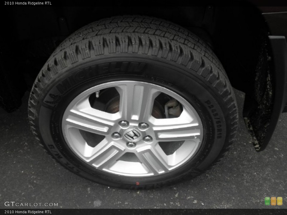 2010 Honda Ridgeline RTL Wheel and Tire Photo #81471390