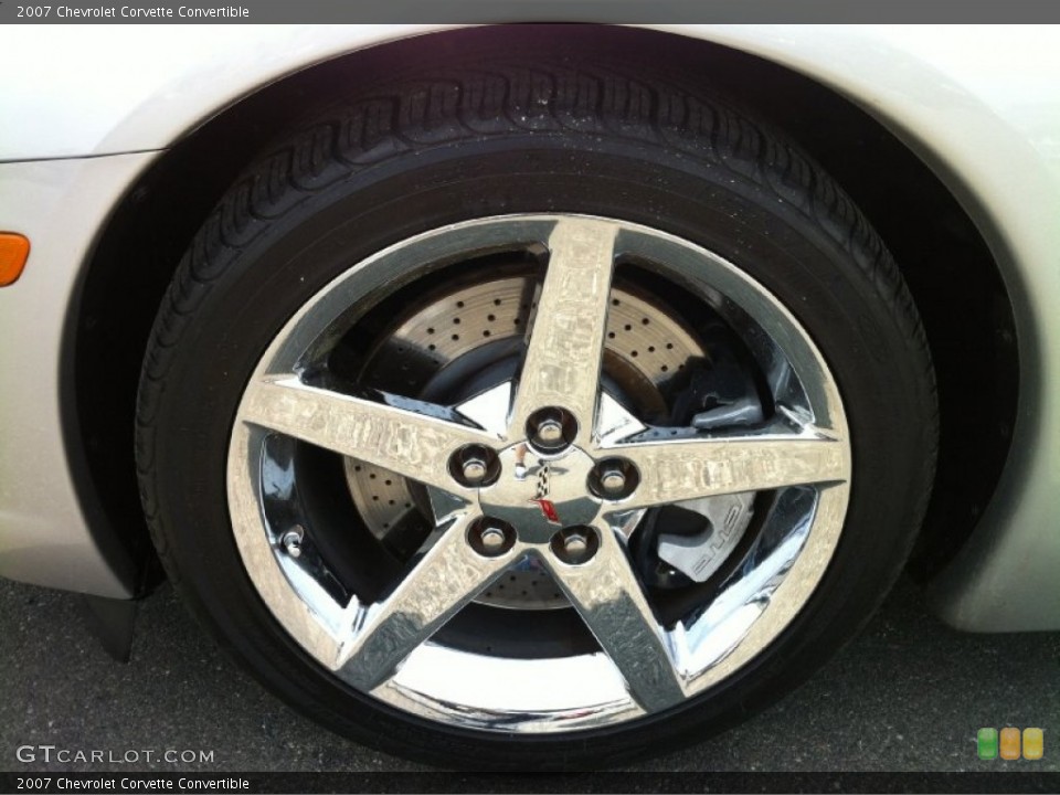 2007 Chevrolet Corvette Convertible Wheel and Tire Photo #81478981