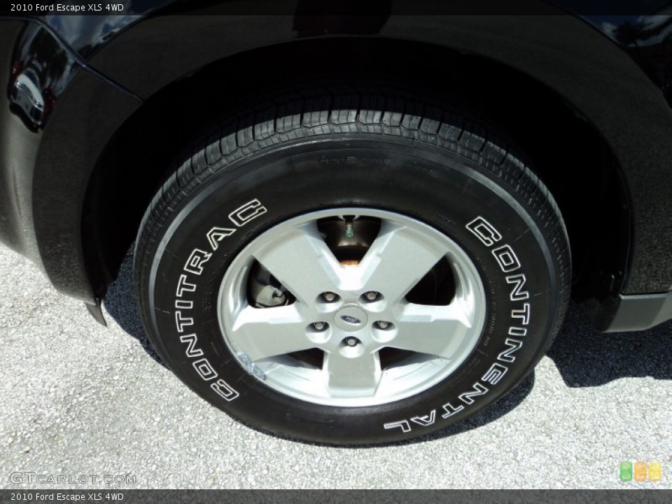 2010 Ford Escape XLS 4WD Wheel and Tire Photo #81480021