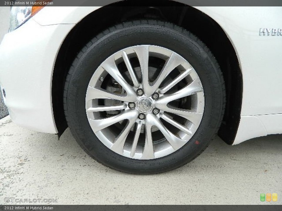 2012 Infiniti M Hybrid Sedan Wheel and Tire Photo #81481310