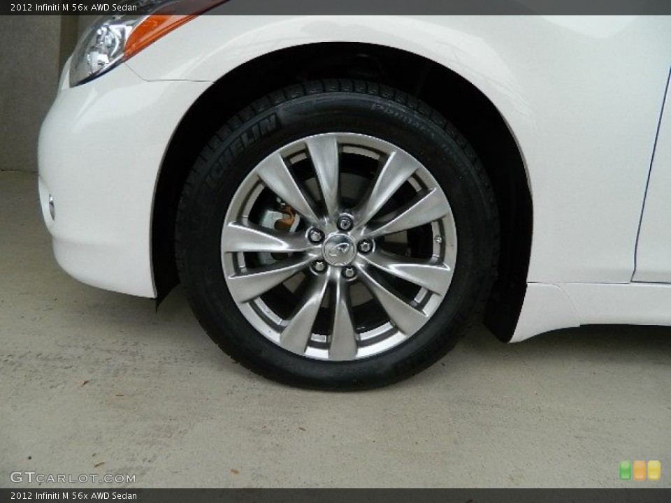 2012 Infiniti M 56x AWD Sedan Wheel and Tire Photo #81481698