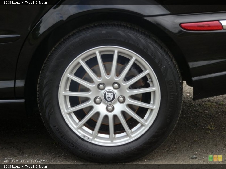2008 Jaguar X-Type 3.0 Sedan Wheel and Tire Photo #81485907
