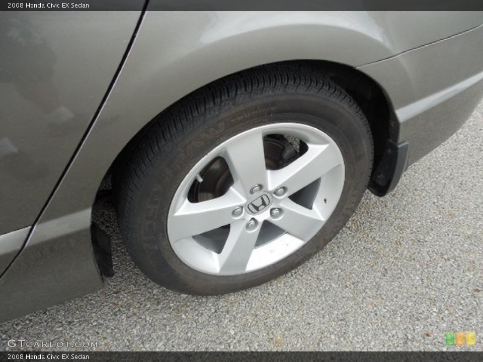 2008 Honda Civic EX Sedan Wheel and Tire Photo #81500553