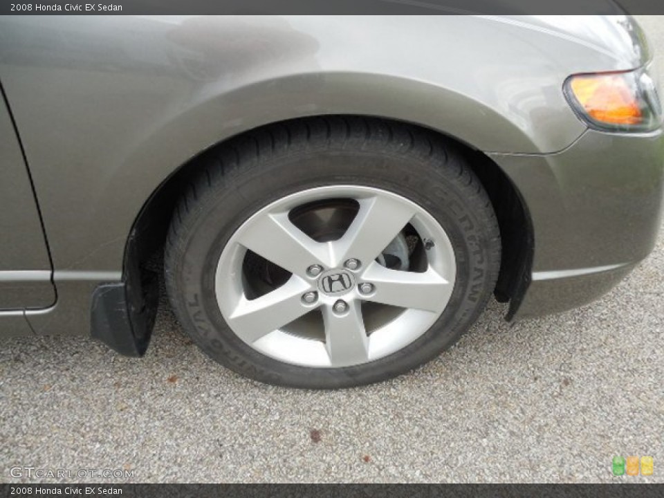 2008 Honda Civic EX Sedan Wheel and Tire Photo #81500571