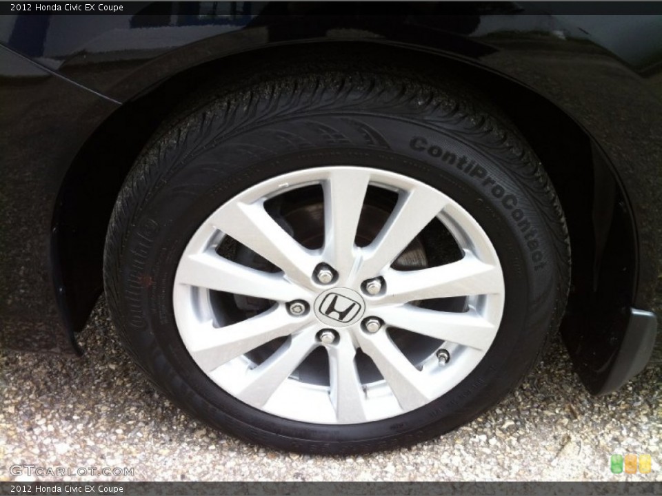 2012 Honda Civic EX Coupe Wheel and Tire Photo #81504501