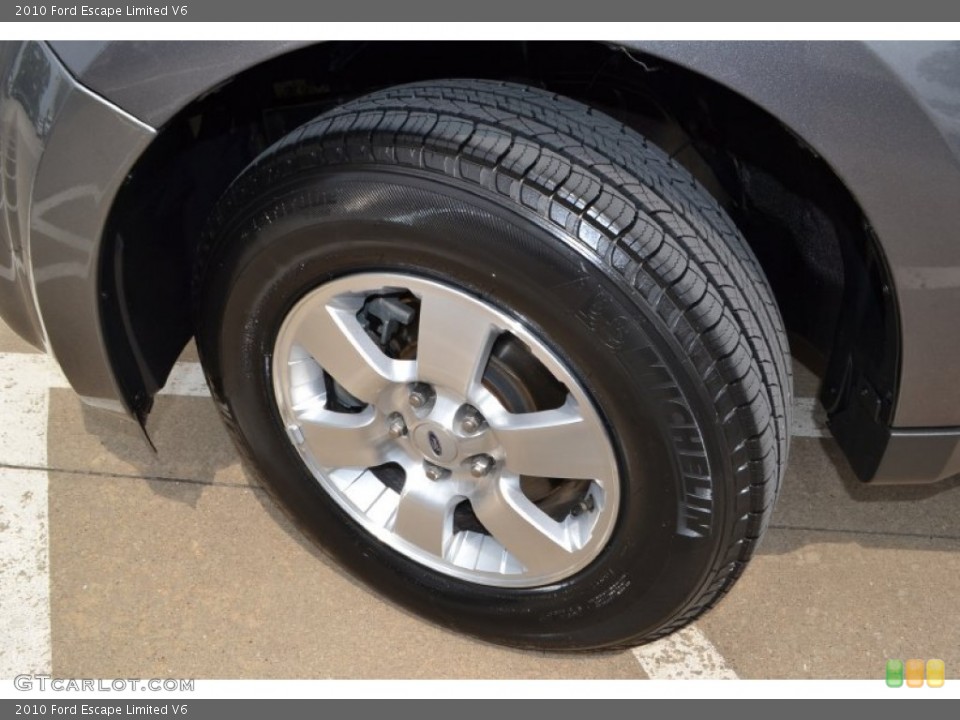 2010 Ford Escape Limited V6 Wheel and Tire Photo #81513779