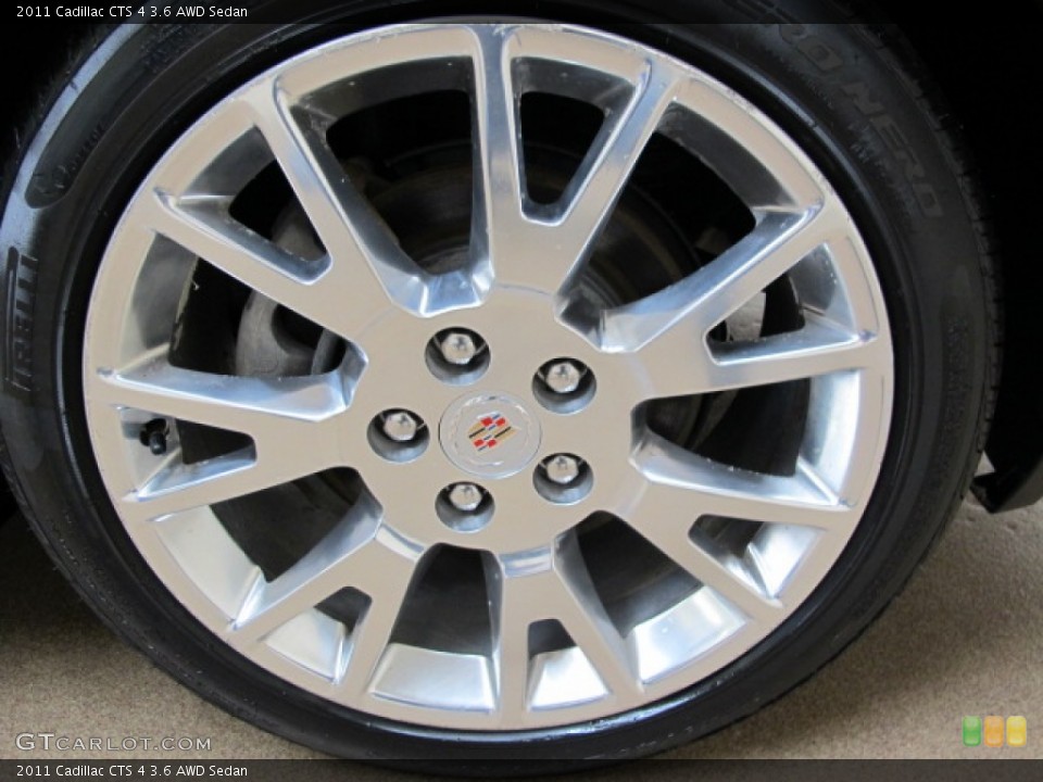 2011 Cadillac CTS 4 3.6 AWD Sedan Wheel and Tire Photo #81518877