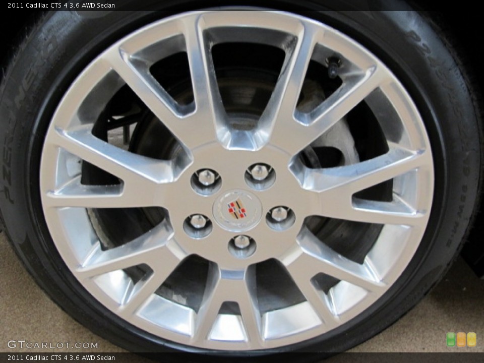 2011 Cadillac CTS 4 3.6 AWD Sedan Wheel and Tire Photo #81518886