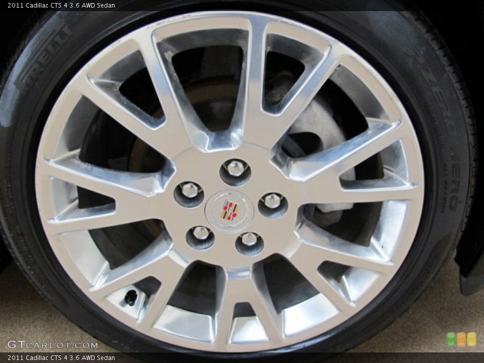 2011 Cadillac CTS 4 3.6 AWD Sedan Wheel and Tire Photo #81518895