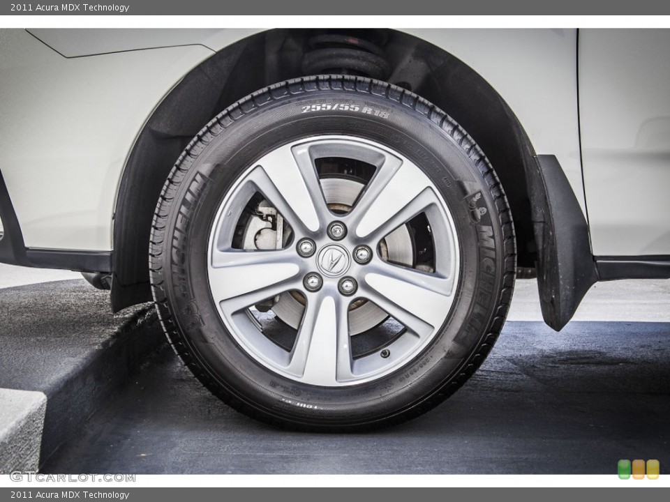 2011 Acura MDX Technology Wheel and Tire Photo #81522635