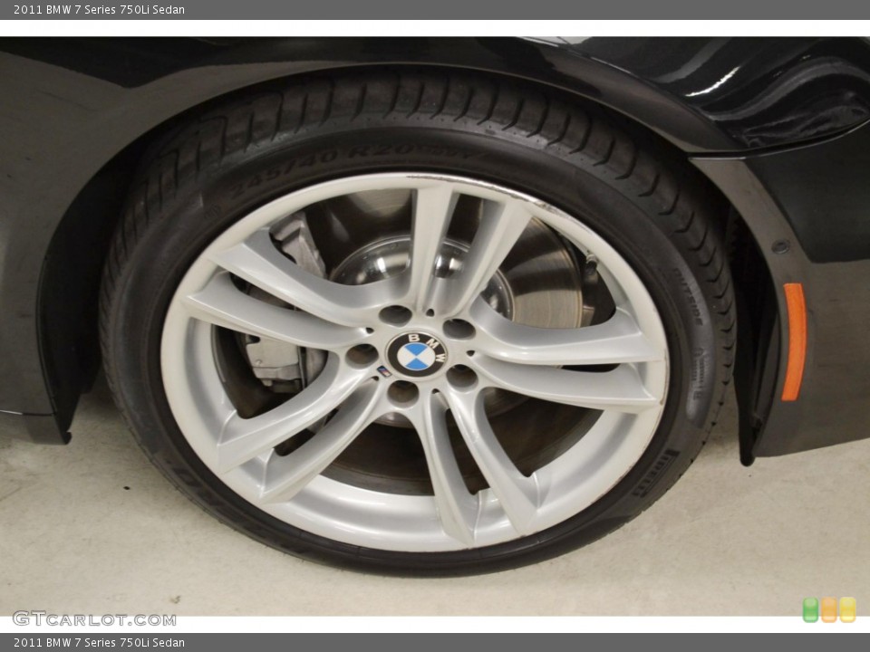 2011 BMW 7 Series 750Li Sedan Wheel and Tire Photo #81524174