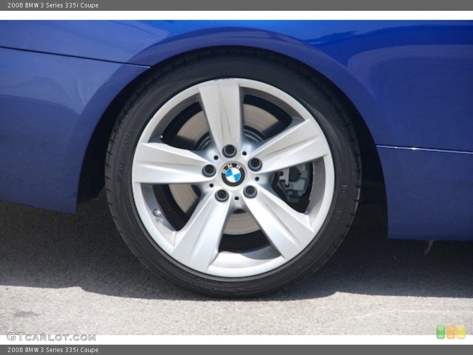 2008 BMW 3 Series 335i Coupe Wheel and Tire Photo #81525368
