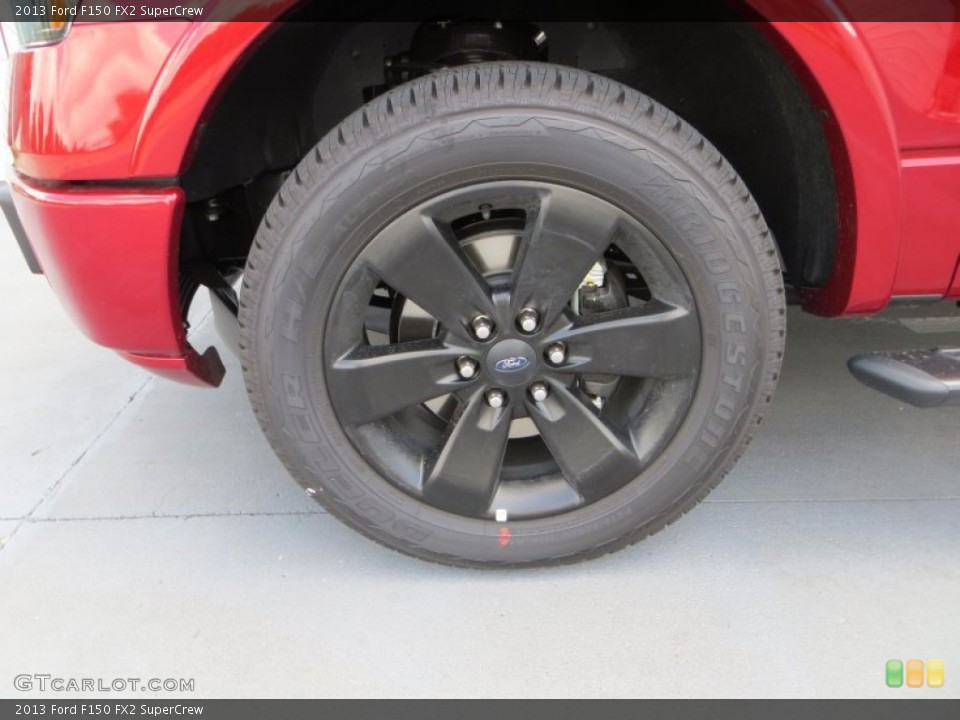 2013 Ford F150 FX2 SuperCrew Wheel and Tire Photo #81528788