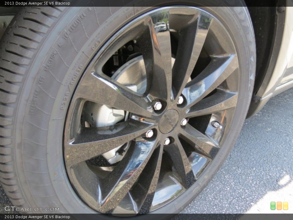 2013 Dodge Avenger SE V6 Blacktop Wheel and Tire Photo #81531074