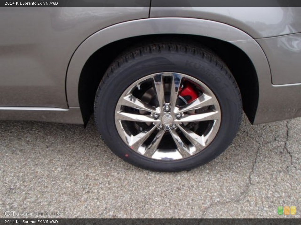 2014 Kia Sorento SX V6 AWD Wheel and Tire Photo #81531669