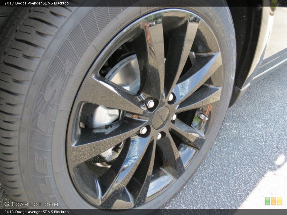 2013 Dodge Avenger SE V6 Blacktop Wheel and Tire Photo #81531908
