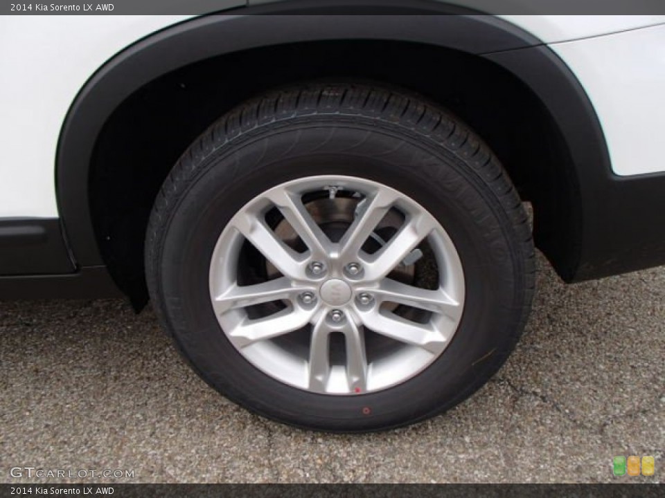 2014 Kia Sorento LX AWD Wheel and Tire Photo #81532074