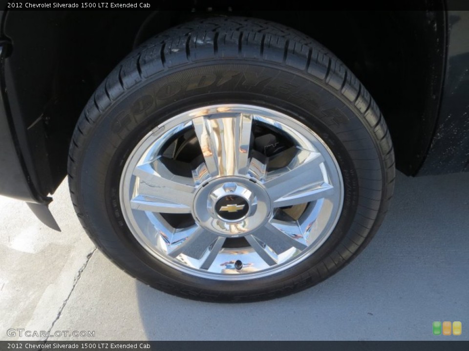 2012 Chevrolet Silverado 1500 LTZ Extended Cab Wheel and Tire Photo #81532580