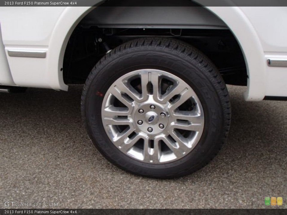 2013 Ford F150 Platinum SuperCrew 4x4 Wheel and Tire Photo #81534020