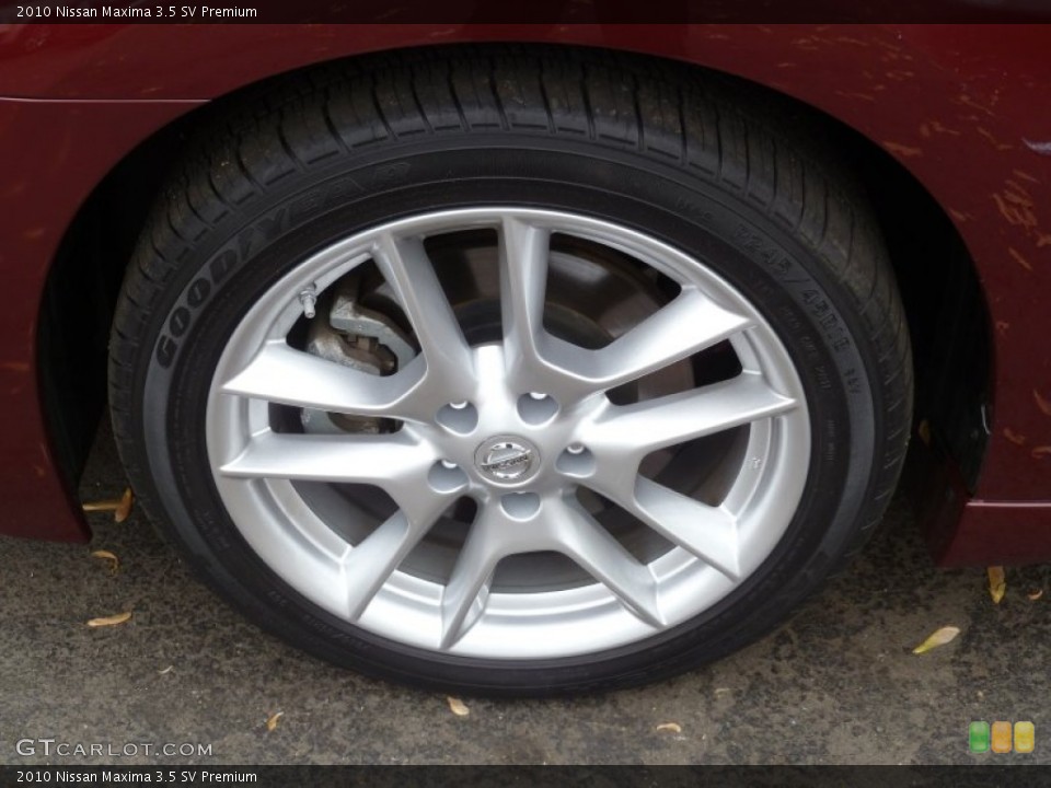 2010 Nissan Maxima 3.5 SV Premium Wheel and Tire Photo #81537629