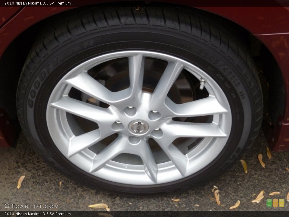 2010 Nissan Maxima 3.5 SV Premium Wheel and Tire Photo #81537656