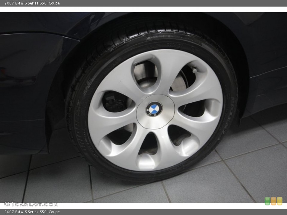 2007 BMW 6 Series 650i Coupe Wheel and Tire Photo #81539354