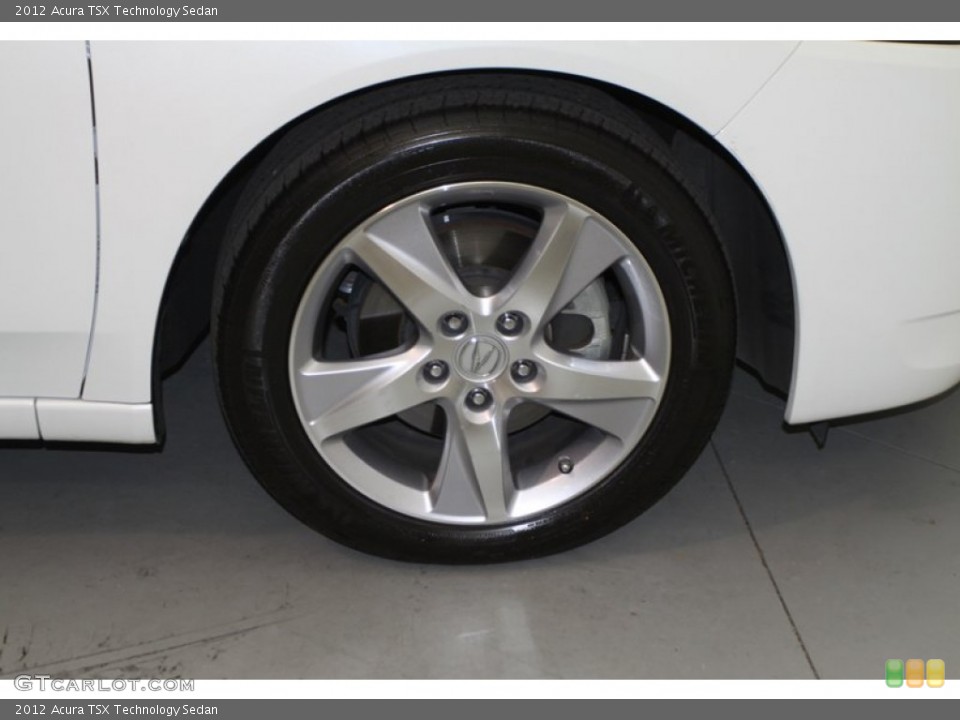 2012 Acura TSX Technology Sedan Wheel and Tire Photo #81545259