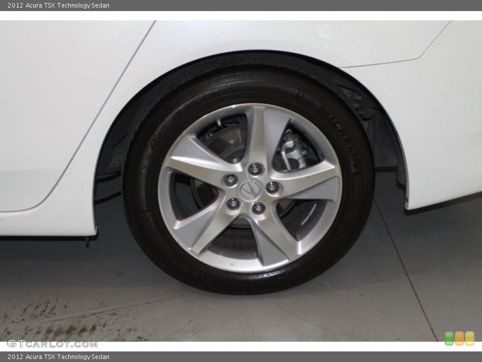 2012 Acura TSX Technology Sedan Wheel and Tire Photo #81545450