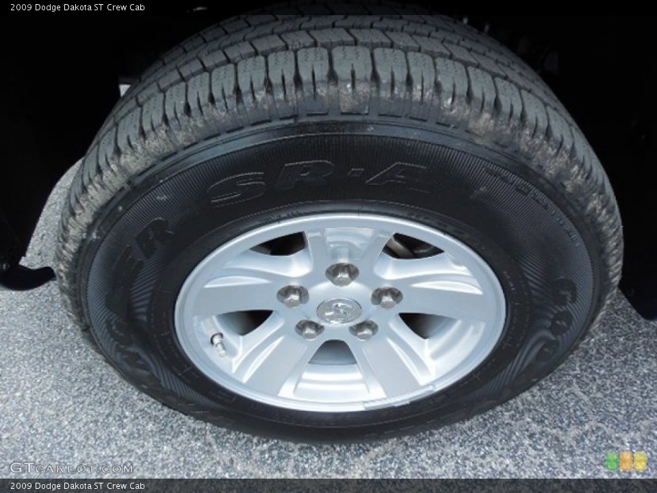 2009 Dodge Dakota ST Crew Cab Wheel and Tire Photo #81546784