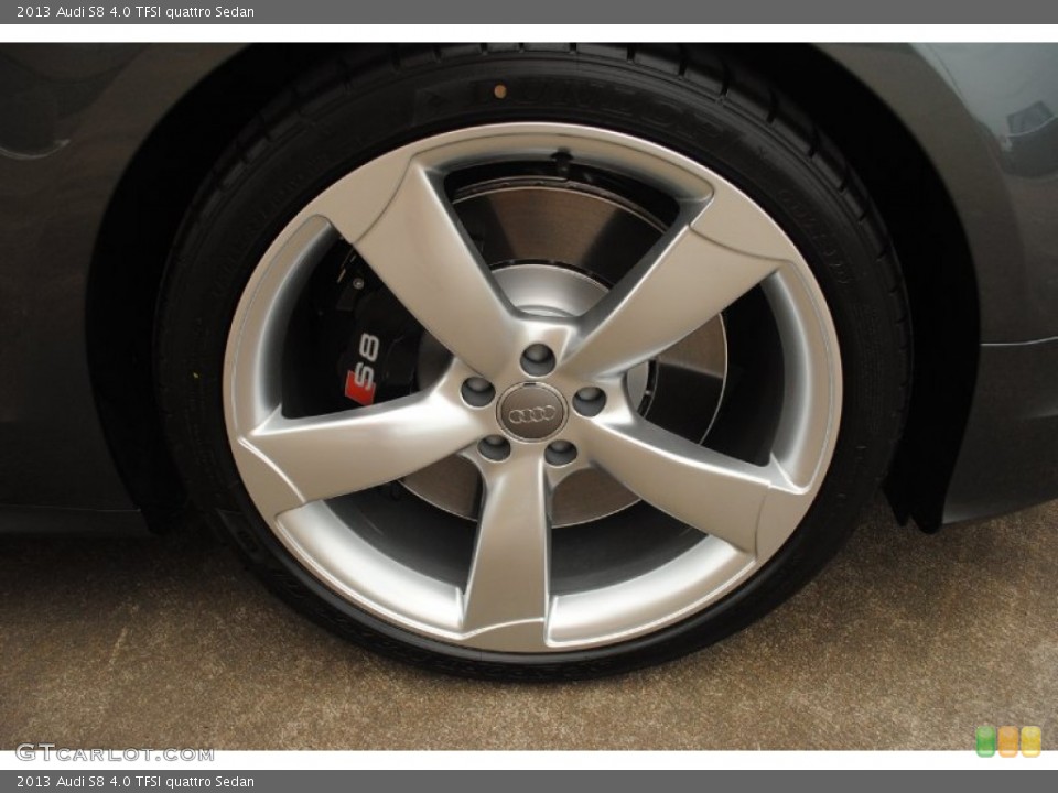 2013 Audi S8 4.0 TFSI quattro Sedan Wheel and Tire Photo #81552299
