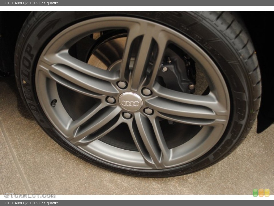 2013 Audi Q7 3.0 S Line quattro Wheel and Tire Photo #81554487
