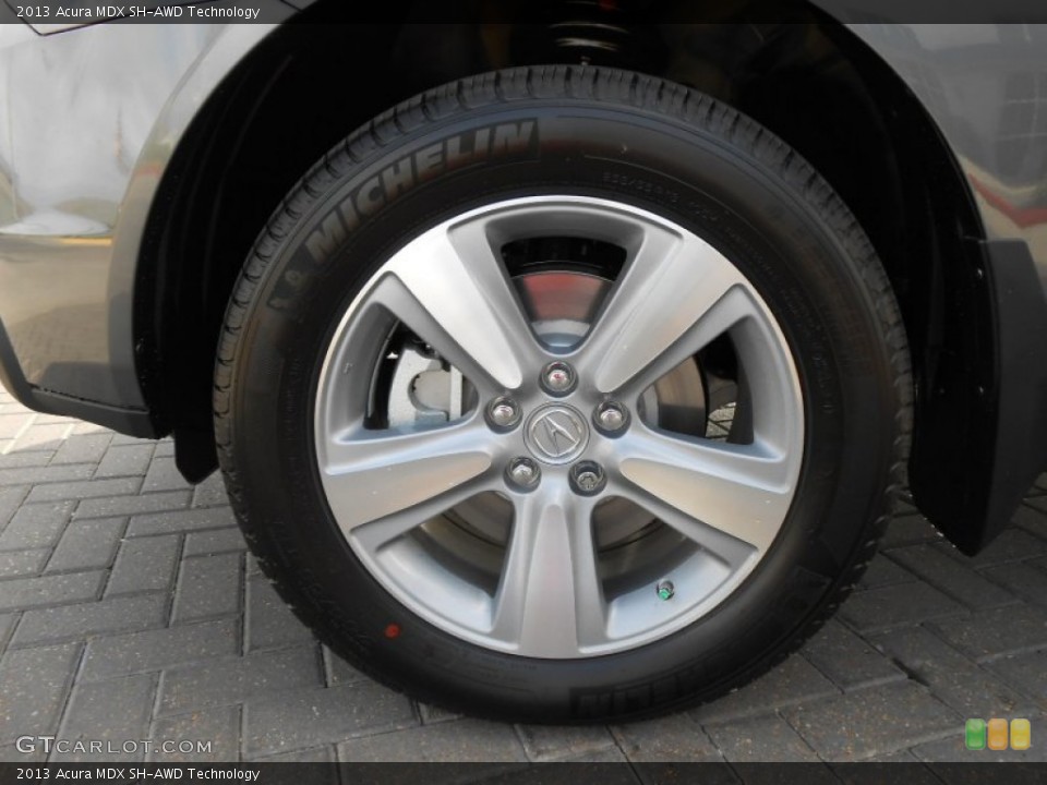 2013 Acura MDX SH-AWD Technology Wheel and Tire Photo #81558288