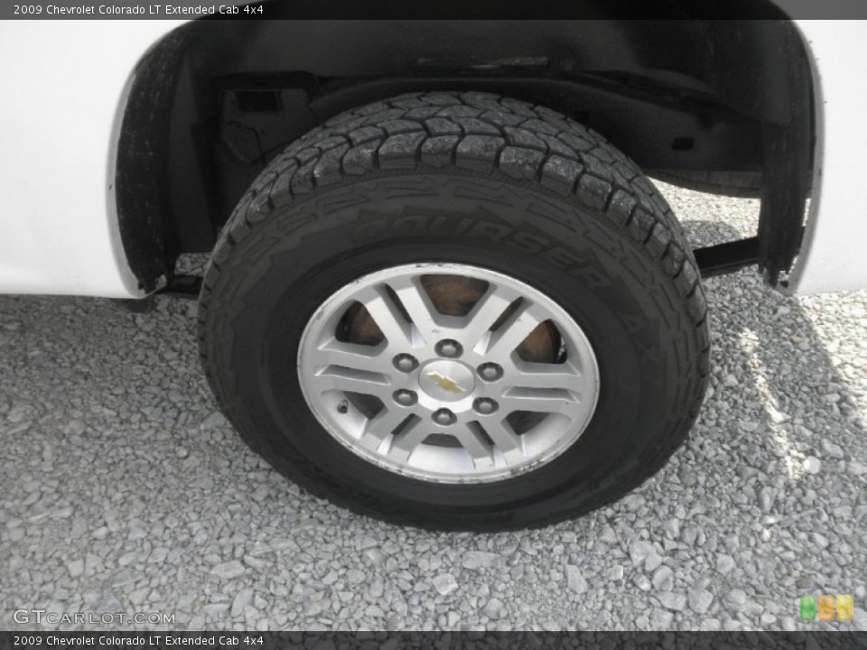2009 Chevrolet Colorado LT Extended Cab 4x4 Wheel and Tire Photo #81565008