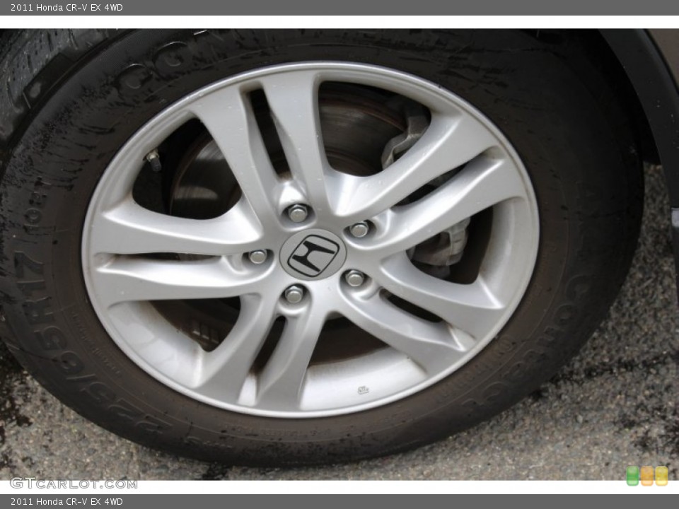 2011 Honda CR-V EX 4WD Wheel and Tire Photo #81565292