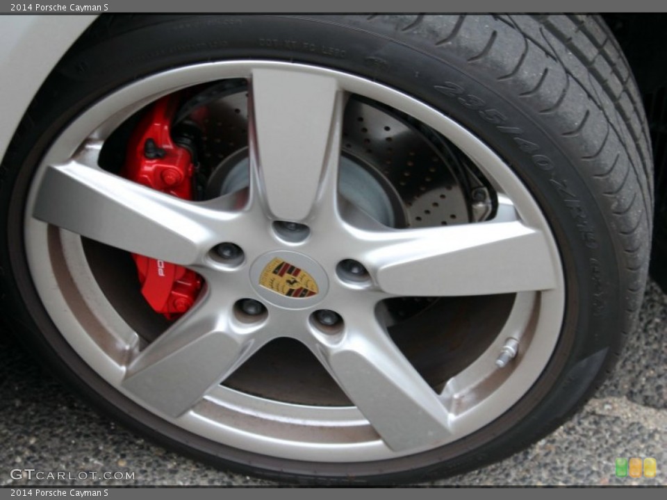 2014 Porsche Cayman S Wheel and Tire Photo #81565755