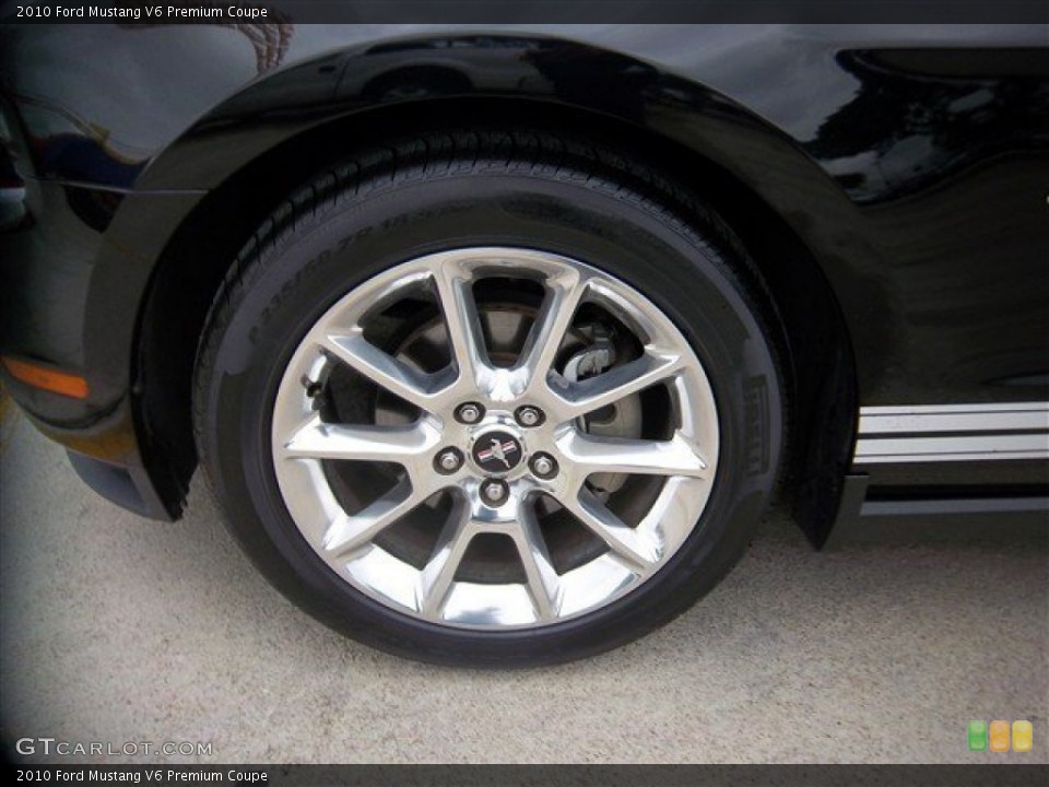 2010 Ford Mustang V6 Premium Coupe Wheel and Tire Photo #81568876