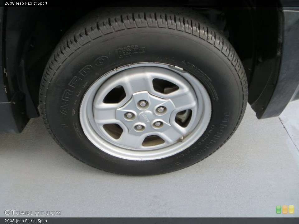 2008 Jeep Patriot Sport Wheel and Tire Photo #81569123