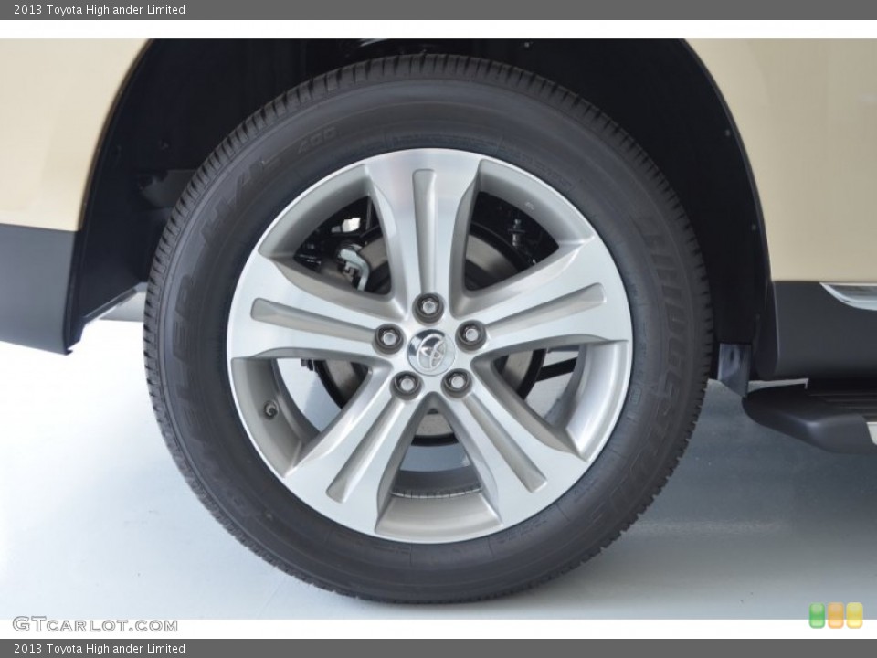 2013 Toyota Highlander Limited Wheel and Tire Photo #81570602
