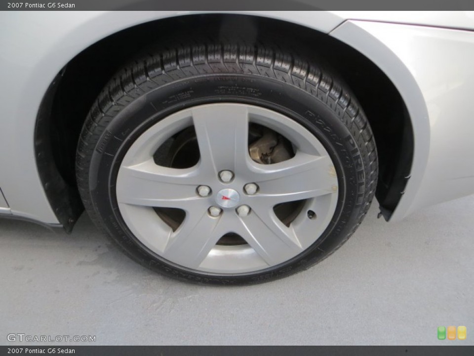 2007 Pontiac G6 Sedan Wheel and Tire Photo #81571890