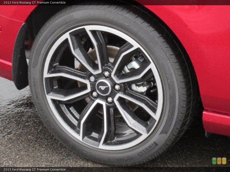 2013 Ford Mustang GT Premium Convertible Wheel and Tire Photo #81576703