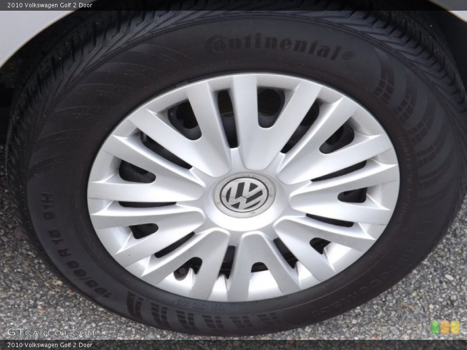 2010 Volkswagen Golf 2 Door Wheel and Tire Photo #81581911