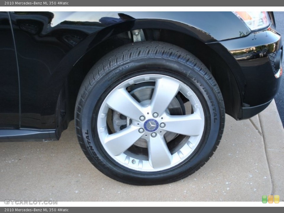 2010 Mercedes-Benz ML 350 4Matic Wheel and Tire Photo #81585355