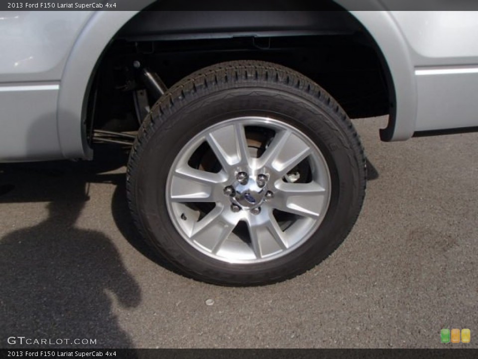 2013 Ford F150 Lariat SuperCab 4x4 Wheel and Tire Photo #81586926