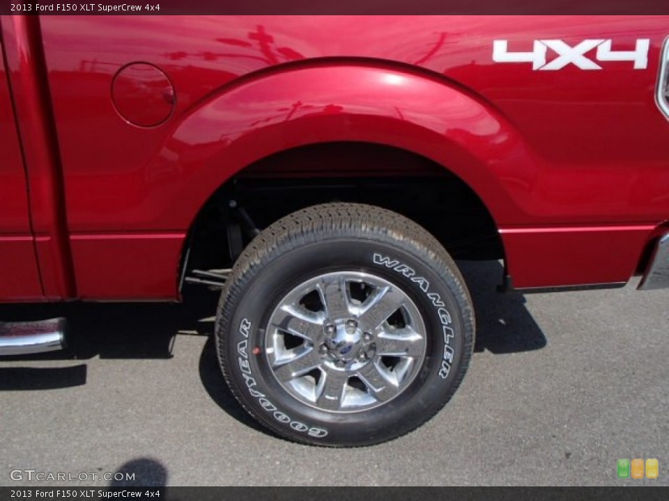 2013 Ford F150 XLT SuperCrew 4x4 Wheel and Tire Photo #81595533