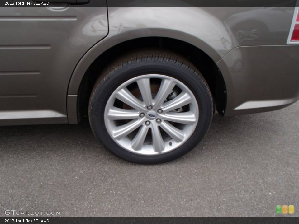 2013 Ford Flex SEL AWD Wheel and Tire Photo #81601848
